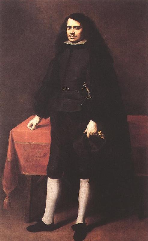 MURILLO, Bartolome Esteban Portrait of a Gentleman in a Ruff Collar sg Germany oil painting art